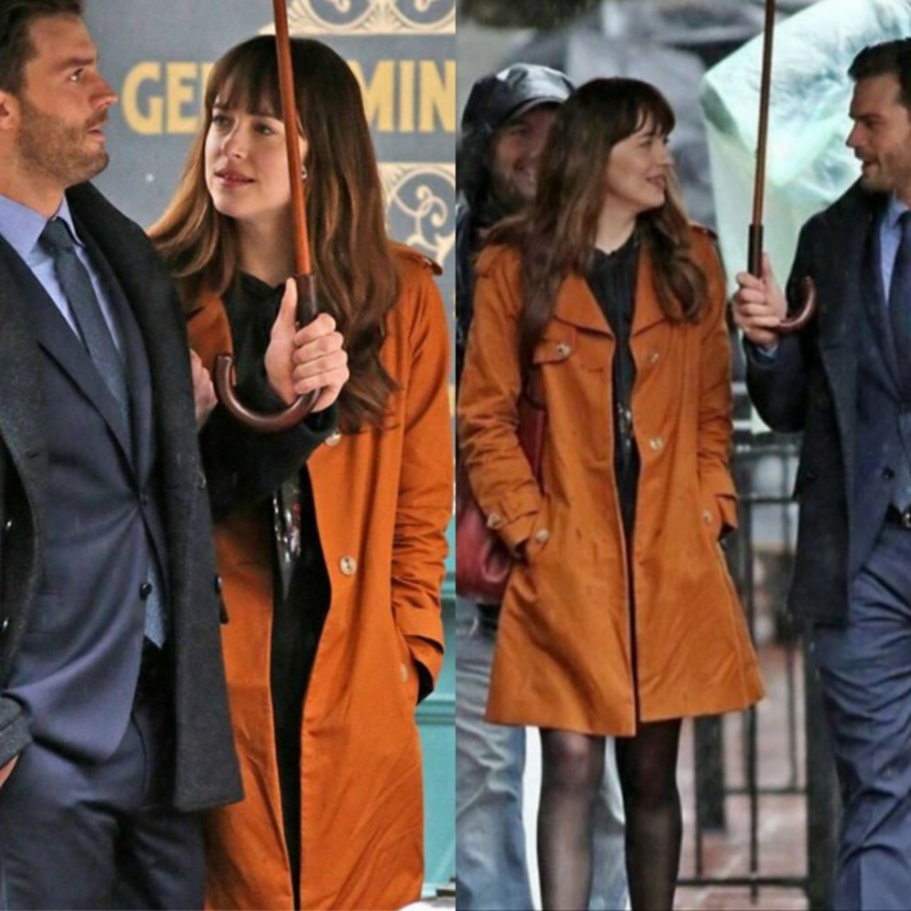 Sandro Mallory Trench Coat ASO Dakota Johnson